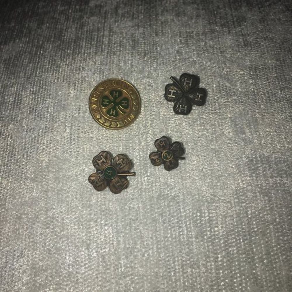 4H Bundle Of Gold Vintage Brooches - Picture 4 of 6